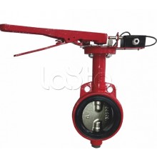 Затвордисковый с ручным приводом с контролем положения УКПЗА Спецавтоматика 3т 125/1,6(Р)-Ф.У3.1-"АМК-125v2"