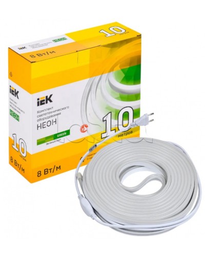Комплект DIY (2835G120-8-IP65-220В 10м + др.) IEK (LSR5-G-120-65-2-10-S0) в Липецке Источники света(Лампы) Pintop.ru