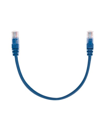 Патч-корд U/UTP, CAT 5e, RJ45-RJ45, 26AWG, LSZH, синий, 0,3м REXANT 02-0104-03 в Липецке Патчкорды (медные) Pintop.ru
