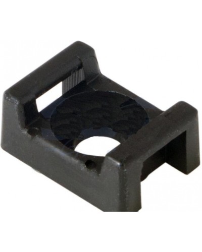 Площадка для крепления стяжки 22.2х16 мм ЧЕРНАЯ 100 шт (10шт/уп) REXANT 07-2103 в Липецке Стяжки-хомуты Pintop.ru