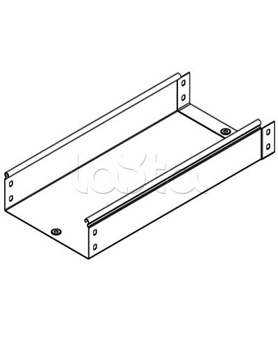 Лоток неперфорированный металлический 150х80 мм L 2000 DKC 35053 в Липецке Кабельные лотки Pintop.ru