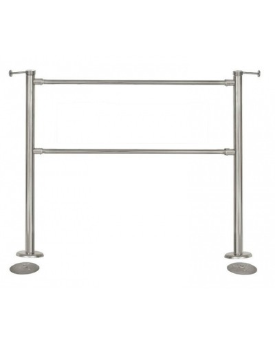 Стойка стационарная Ростов-Дон ОБ1/2-1 у (Хром) в Липецке Ограждения Pintop.ru