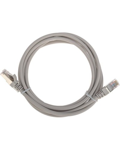 Патч-корд F/UTP, CAT 5e, RJ45-RJ45, 26AWG, LSZH, серый, 2м REXANT 02-0110-2 в Липецке Патчкорды (медные) Pintop.ru