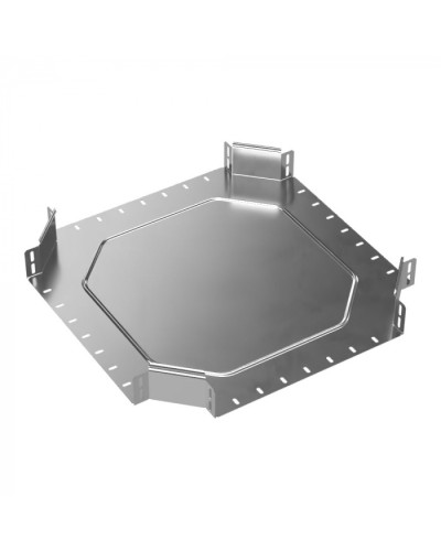Ответвитель Х-образный Стандарт INOX (AISI 304) 400х80 Промрукав (PR16.3185) в Липецке Аксессуары для лотков Pintop.ru