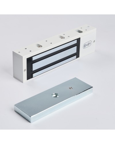 R-Lock RL-EM500-L0W - Электромагнитный замкок, 500кг, DC12/24B, цвет белый, RAL9016(белый) в Липецке Электромагнитные замки Pintop.ru