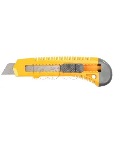 Нож с сегментированным лезвием 18 мм корпус пластик REXANT 12-4903 в Липецке Аксессуары для кабель-канала Pintop.ru