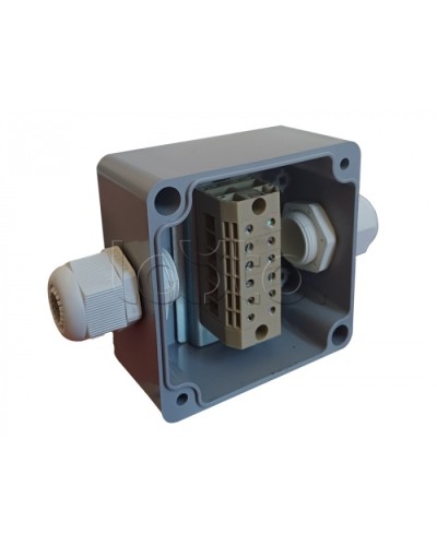 Коробка пылевлагонепроницаемая клеммная G366 А К 10 мм2 АЯКС IP66/IP65, 82x80x55 Магнито-контакт в Липецке Распределительные коробки Pintop.ru