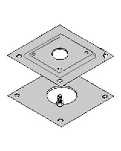 Монтажное основание CLM CLM-N CSS CSS-N DOC-L DOC-LN Came 119RIR001 в Липецке Запчасти для шлагбаумов и автоматики Pintop.ru
