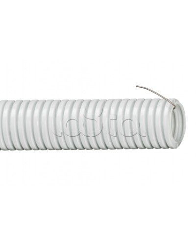 Труба гофр. ПВХ 16 мм с зондом (10 м) IEK (CTG20-16-K41-010I) в Липецке Труба гофрированная Pintop.ru