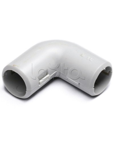 Колено открывающееся, 90 градусов 32 DKC (50532) - Колено открывающееся 90°, номинальный ф32мм, пластик, IP40, RAL 7035 в Липецке Повороты, муфты, тройники Pintop.ru