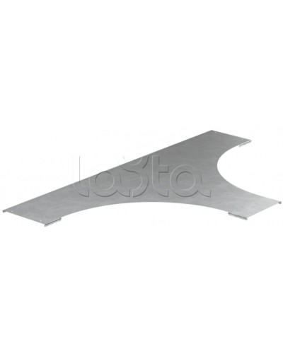 Крышка разв. лестн. LESTA Т-обр. осн. 200мм R600 HDZ IEK (CRT05D-4-200-10-HDZ) в Липецке Аксессуары для лотков Pintop.ru