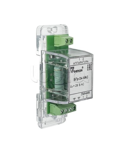 Устройство защиты от импульсных перенапряжений Forteza Блок БГр-24-VAC в Липецке Устройства защиты операционных процессоров (ОПС) Pintop.ru
