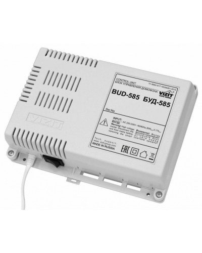 Блок управления и питания периметрового домофона VIZIT БУД-585 в Липецке Блоки управления многоабонентные Pintop.ru