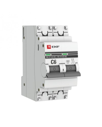 Дифференциальный автомат АВДТ-63 10А/30мА (характеристика C, электронный, тип АС) 6кА EKF (DA63-10-30e-AC) в Липецке Электротехническое оборудование Pintop.ru