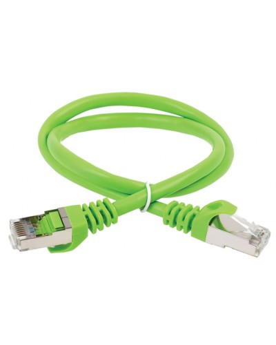 ITK Коммутационный шнур (патч-корд), кат.5Е FTP, 2м, зеленый (PC02-C5EF-2M) в Липецке Патч-корды и пигтейлы Pintop.ru