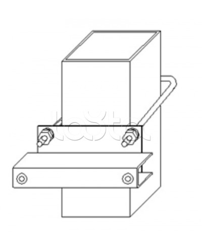 Узел крепления блоков подключения и управления БД-НР, БМ-НР, БУПР извещателей Омега-микродизайн УЗК-КС 80 в Липецке Кронштейны и планки для извещателей Pintop.ru