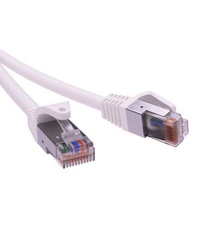 Патч-корд экранированный CAT6 F/UTP 4х2, LSZH, белый, 5м DKC RN6FU4550WH в Липецке Патчкорды (медные) Pintop.ru