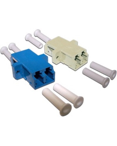 Адаптер оптический LC, MM, корпус SC, дуплексный LANMASTER LAN-2LC/S-AM-MM в Липецке Коннекторы Pintop.ru