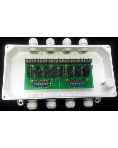 Устройство управления и коммутации Магнито-Контакт УУК-24-08 в Липецке Модули сопряжения Pintop.ru