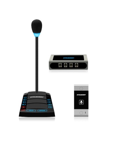 Устройства переговорное 4-канальное STELBERRY S-640 в Липецке Переговорные устройства Pintop.ru