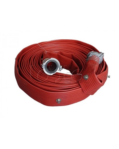 Магнито-Контакт Рукав пожарный перфорированный с дюзами РПМ(Д)-80-1,6-ИМ-УХЛ1 с головками ГР-80 ал, для создания водяных завес в Липецке Пожарные рукава Pintop.ru