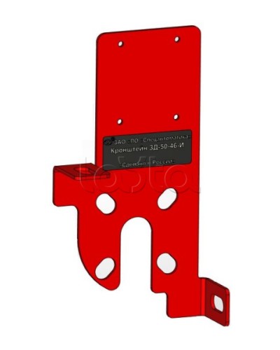 Кронштейн Спецавтоматика ЗД-50-46-И (для УКПЗА v1, v2) в Липецке Затворы дисковые Pintop.ru