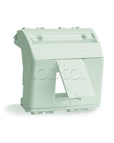 Адаптер для информационных разъемов Keystone, белый, 2 мод DKC 76613B в Липецке Аксессуары для кабель-канала Pintop.ru