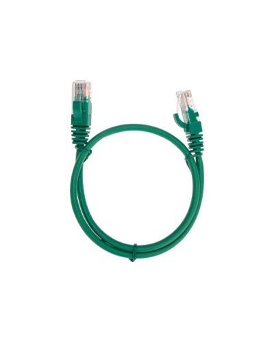 Патч-корд U/UTP, CAT 5e, RJ45-RJ45, 26AWG, LSZH, зеленый, 0,5м REXANT 02-0106-05 в Липецке Патчкорды (медные) Pintop.ru