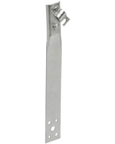 Держатель проводника круглого 6-10мм винтовой прямой h=80мм нержавеющая сталь IEK (ZDP86-20-1-16-80) в Липецке Крепеж Pintop.ru