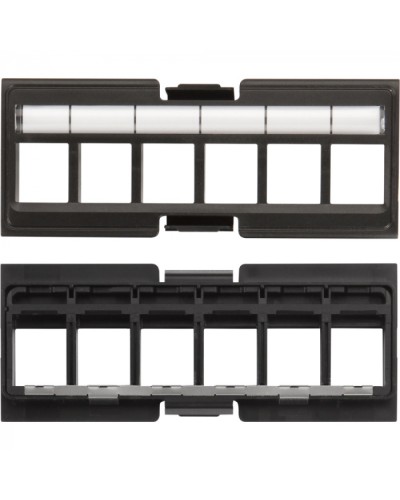 Вставка под кейстоны в модульную панель, экранированная, 6 портов, без шторок LANMASTER LAN-FRM-IN-6OK-SXX в Липецке Коммутационные изделия Pintop.ru