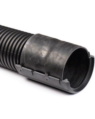 Муфта соединительная (разъемная с фиксатором) для трубы двустенной диам. 110 мм DKC(017110) в Липецке Повороты, муфты, тройники Pintop.ru