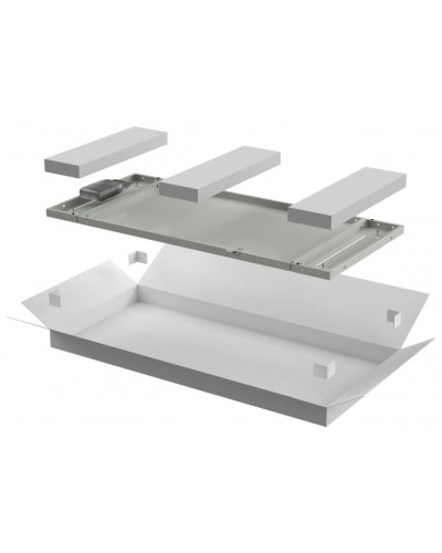 ITK LINEA N Панель задняя 600мм шкафа 28U сер. (LN35-28U6X-ZM) в Липецке Аксессуары для стоек и шкафов Pintop.ru