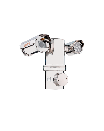 Взрывозащищенный термокожух на поворотной платформе для IP видеокамеры с ИК подсветкой Релион-PTZ-Exd-Н-В-ИК-СО 48В в Липецке Системы видеонаблюдения Pintop.ru