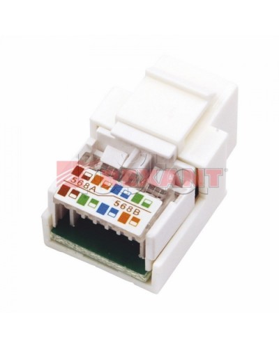 Гнездо вставка RJ-45 (Keystone Jack) CAT5e, ТИП-2 (10шт/уп) REXANT 03-1012 в Липецке Коннекторы Pintop.ru