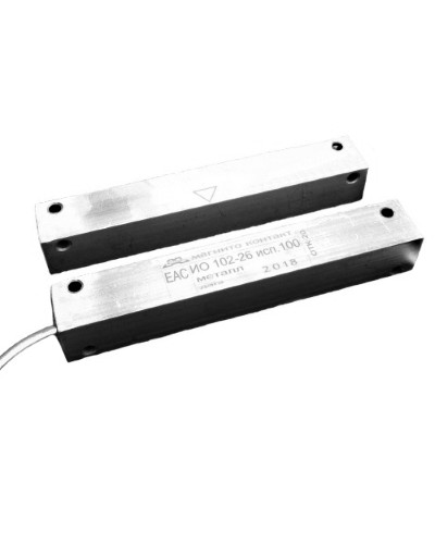 Извещатель охранный точечный магнитоконтактный Магнито-Контакт ИО 102-26 исп.104 (металлорукав из нержавеющей стали) в Липецке Извещатели охранные Pintop.ru