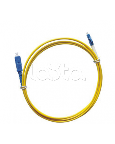 Патч-корд оптический LANMASTER LAN-SC-ST/SAU-5.0 в Липецке Патч-корды и пигтейлы Pintop.ru