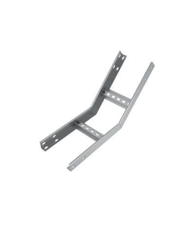 Угол лестничный вертикальный внутренний 45 гр. 80х500х1,2 мм Быстрый монтаж HD КМ-Профиль (LNLS45-80-500-1.2 HD) в Липецке Аксессуары для лотков Pintop.ru