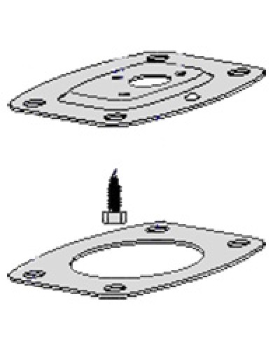 Монтажное основание стойки с анкерами DIR-L DIR-LNCame 119RIR146 в Липецке Запчасти для шлагбаумов и автоматики Pintop.ru