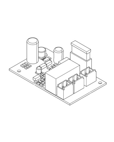 Came LB39 (002LB39) - Плата аварийного питания для подключения и зарядки 2 аккумуляторов, 12 В - 7 Ач в Липецке Запчасти для шлагбаумов и автоматики Pintop.ru