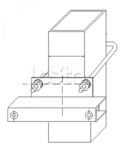 Узел крепления блоков подключения и управления БД-НР, БМ-НР, БУПР извещателей Омега-микродизайн УЗК-КС 57 в Липецке Кронштейны и планки для извещателей Pintop.ru