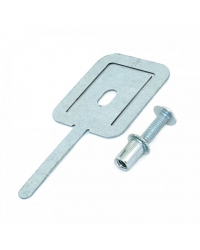 Комплекты для крепления ОКЛ с использованием винта, заклепки и хомута FR ПР-40 (100 шт) Промрукав (PR08.5204) в Липецке Огнестойкие кабельные линии Pintop.ru