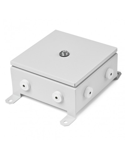 Коробка монтажная огнестойкая металлическая герметичная КМОМГ (4к х 2,5мм) 100х100х60 IP 54 (3 ввода) ПожТехКабель (076-401) в Липецке Распределительные коробки Pintop.ru