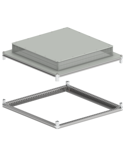 FORMAT Крыша и основание (под фланец) 1000х1000мм IP31 IEK (FO-00-KOF-100-100-31) в Липецке Аксессуары для стоек и шкафов Pintop.ru