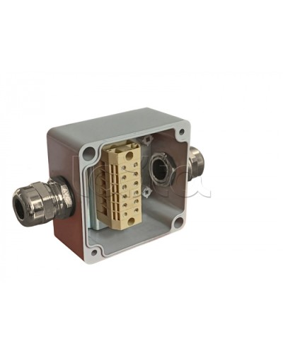 Коробка пылевлагонепроницаемая клеммная G366 А МВ К АЯКС IP66/IP65, 82x80x55 Магнито-контакт в Липецке Распределительные коробки Pintop.ru