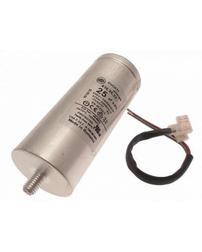 Конденсатор 25 мкФ с гибк. выводами и болтом Came 119RIR297 в Липецке Запчасти для шлагбаумов и автоматики Pintop.ru