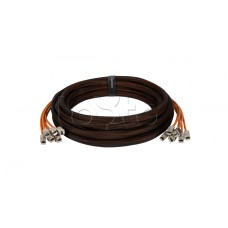 Кабельная сборка NIKOMAX, 5e, экранированная, LSZH нг(А)-HFLTx, 10м (NMC-CA6SD2-420C-FT-FT-010)