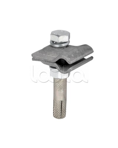 Зажим прута унив. малый 51510 HZ (30x30мм) с анкером EKF PROxima (lp-51511) в Липецке Крепежные изделия Pintop.ru