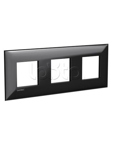 Рамка ARTLEBEDEV Черный квадрат Avanti, 6 мод. DKC 4402906 в Липецке Аксессуары для лотков Pintop.ru