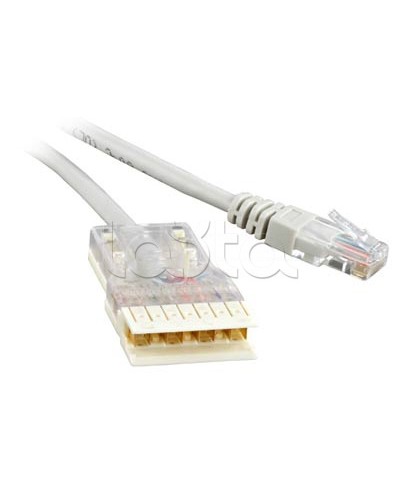 Патч-корд Hyperline PC-110-RJ45-4P-C5e-3M-LSZH-GY в Липецке Патчкорды (медные) Pintop.ru