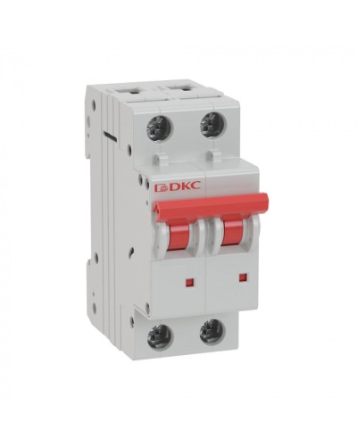 Выключатель автоматический модульный YON MD63 2P 10А C 6kA DKC (MD63-2C10-6) в Липецке Электротехническое оборудование Pintop.ru